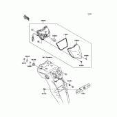 Схема узла: Taillight(s) для Kawasaki KLX250 KLX250