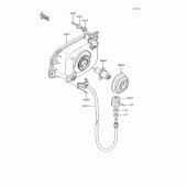 Схема вузла: Headlight(s) для Kawasaki ZG1200 Voyager XII