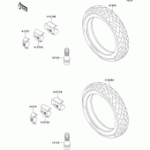 Схема вузла: Шини для Kawasaki ER500 ER-5