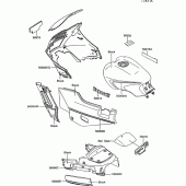 Схема вузла: Decals(ebony) для Kawasaki ZG1000 1000GTR