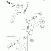 Схема вузла: Stand(s) для Kawasaki ZR750 ZR-7