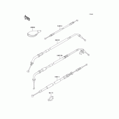 Схема узла: Тросики для Kawasaki EJ650 W650