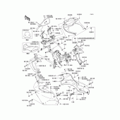 Схема вузла: Cowling(1/2) для Kawasaki KLE650 Versys 650