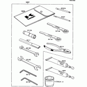 Схема вузла: Tool для Kawasaki EX500 GPZ500