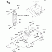 Схема вузла: Suspension для Kawasaki ZR750 Z750