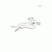 Схема вузла: Інформаційні наклейки для Kawasaki KX125