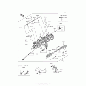 Схема вузла: Throttle для Kawasaki ZR800 Z800