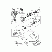 Схема вузла: Starter Motor для Kawasaki ZX600 Ninja ZX-6R