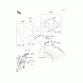Схема вузла: Сидіння для Kawasaki VN2000 Vulcan 2000