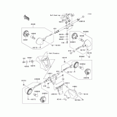 Схема вузла: Поворотники для Kawasaki VN1700 Vulcan 1700 Voyager