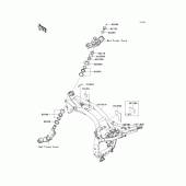 Схема вузла: Рама для Kawasaki ZR750 Z750