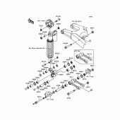 Схема вузла: Підвіска для Kawasaki KX450 KX450F
