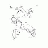 Схема узла: Крыло для Kawasaki VN400 Vulcan II