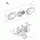 Схема вузла: Meter(S) для Kawasaki ZX1000 Ninja 1000 ABS