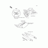 Схема вузла: Decals(green)(klx250-g1) для Kawasaki KLX250 KLX250