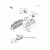 Схема узла: Throttle для Kawasaki ZX1200 Ninja ZX-12R
