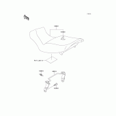 Схема вузла: Сидіння для Kawasaki EX250 ZZR250