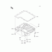 Схема вузла: Oil pan для Kawasaki ZR750 Z750 ABS