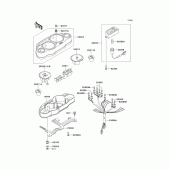 Схема вузла: Meter(s) для Kawasaki ZG1000 Concours
