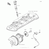 Схема вузла: Ignition System для Kawasaki KLZ1000 Versys 1000 LT