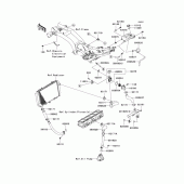 Схема узла: Water pipe для Kawasaki ZR750 Z750 ABS