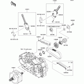 Схема узла: Коленчатый вал для Kawasaki VN1700 VN1700 Voyager ABS