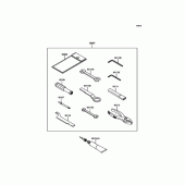 Схема вузла: Набір інструментів для Kawasaki KLE250 Versys-X 250 ABS