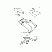 Схема вузла: Decals(Black) для Kawasaki EX650 ER-6F ABS