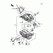 Схема вузла: Картер двигуна для Kawasaki EL250 Eliminator 250SE
