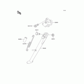 Схема узла: Подставка для Kawasaki ZX600 Ninja ZX-6