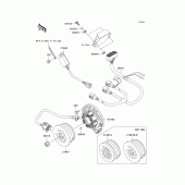 Схема вузла: Генератор для Kawasaki KX250/KX252 KX250