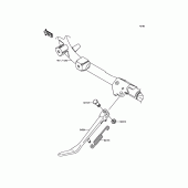 Схема вузла: Stand(s) для Kawasaki VN900 Vulcan 900 Classic