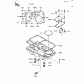 Схема узла: Масляный поддон для Kawasaki ZG1200 Voyager XII