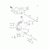 Схема вузла: Лапка гальма для Kawasaki EJ650 W650