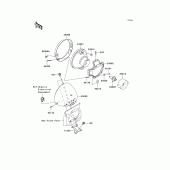 Схема вузла: Фара для Kawasaki VN1600 Vulcan 1600 Nomad