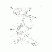Схема вузла: Лапка гальма для Kawasaki EJ650 W650