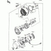 Схема вузла: Генератор для Kawasaki ZG1000 1000GTR