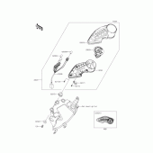 Схема узла: Meter (s) для Kawasaki KL110 KSR PRO