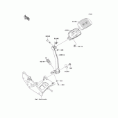 Схема вузла: Brake pedal/torque link для Kawasaki VN1700 Vulcan 1700 Voyager