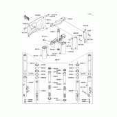 Схема вузла: Вилка передньої осі для Kawasaki VN1600 Vulcan 1600 Classic