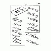 Схема вузла: Інструмент для Kawasaki EL250 Eliminator 250SE