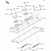 Схема вузла: Клапанна кришка Kawasaki ZR1000 Z1000