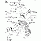 Схема узла: Воздушный фильтр для Kawasaki ZG1400 1400GTR ABS