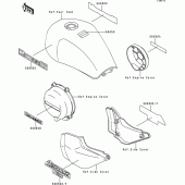 Схема вузла: Decal(zr750-c2) для Kawasaki ZR750 Zephyr
