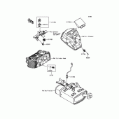 Схема вузла: Fuel Injection для Kawasaki EN650 Vulcan S ABS