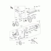 Схема вузла: Starter motor для Kawasaki KZ1000 Police