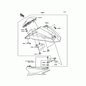 Схема вузла: Аксесуар( Single Sheet Kaba-) для Kawasaki EX250 Ninja 250