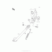 Схема вузла: Stand(S) для Kawasaki BR250 Z250SL ABS