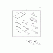 Схема вузла: Набір інструментів для Kawasaki EX400 Ninja 400R ABS