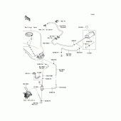 Схема вузла: Fuel evaporative system(ca) для Kawasaki ZX1000 Z1000SX